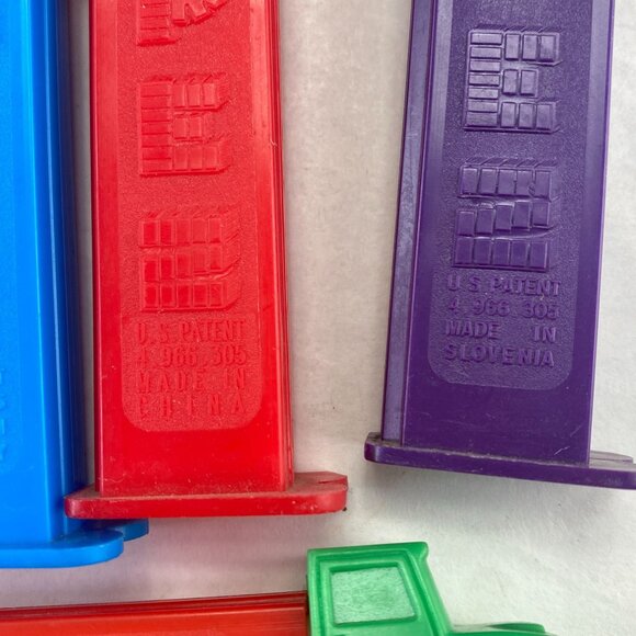 Vintage PEZ Dispenser Dr Skull Snowman Chick Spiderman Semi Truck Lot of 8 - Picture 8 of 8